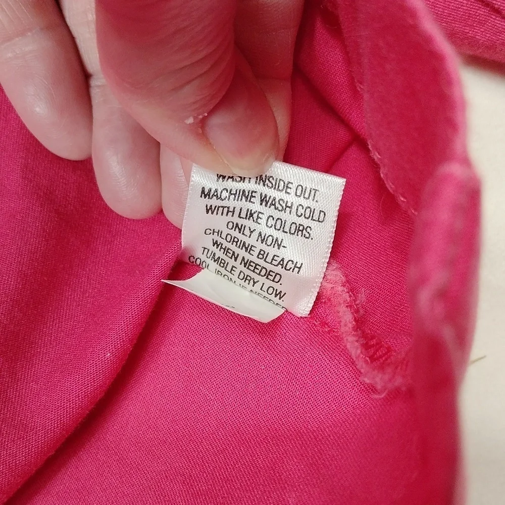 Croft & Barrow Womens Dark Salmon Colored Jacket Size Medium